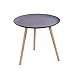 Produktbild CRIBEL Modell Sharm Plus Holztisch mit Tischplatte in Beton-Optik und Tischbeine aus Buche, Höhe 50 cm