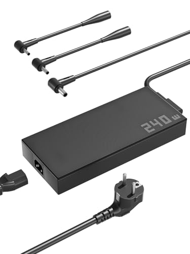 240W Netzteil Ladegerät für Asus ROG Zephyrus S17 S15 M16 G16 G15 G14 ROG Strix G17 G15 Scar 15 17, Flow X16, TUF Gaming F16 A16 F15 A15 F17 A17, Vivobook Pro 15X 16X, ProArt StudioBook Pro 16 Laptop