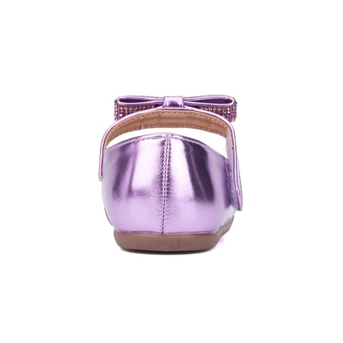 Olivia Miller Girls Toddler Crystal Clear Maryjane, Round Toe Flats, Thermoplastic Rubber Outsole 5