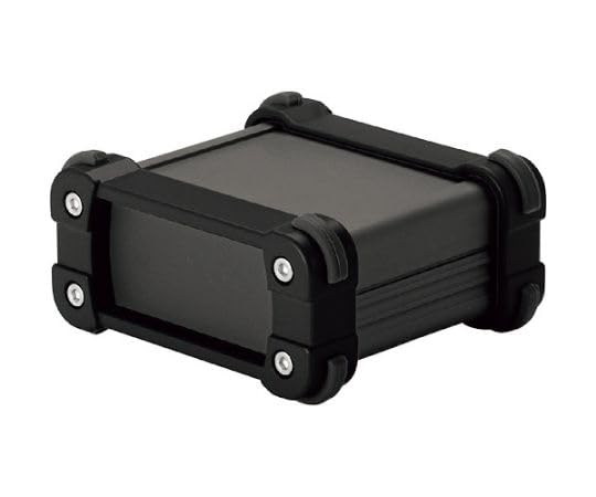 タカチ電機工業 コーナーガード付アルミケースアルミパネルタイプ ブラック EXP15-10-15BB