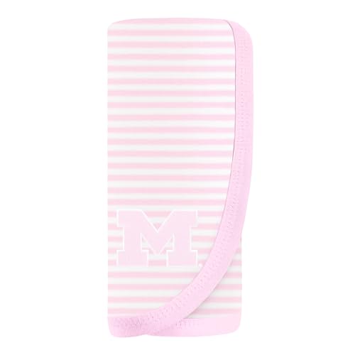 Image of Creative Knitwear College Baby NCAA Infant Striped /Solid Blanket, Unisex, One Size 37.5 X 33.5