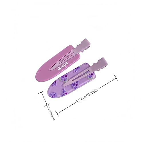 2 piezas pinzas de cabello estilo fruta para mujeres y niñas miniatura 2