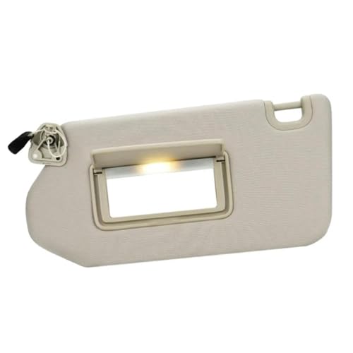 Pare-soleil de voiture avec miroir éclairé beige pour Infiniti QX60 protection