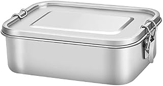 G.a HOMEFAVOR Stainless Steel bento lunch box Container with Lock Clips Design, 1200ML