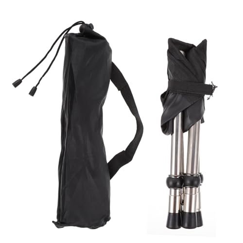 VICASKY 1Pc Outdoor Portable Folding Stool Stainless Steel Camping Chair Retractable Fishing Seat Lightweight Durable Design for Camping Festivals Sports Events and More