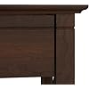 Bush Home Key West 60W Modern Farmhouse L Shaped Desk in Bing Cherry, 60-Inch Corner Computer Table for Home Office Workspace