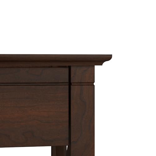 Bush Home End Table with Drawer, Nightstand with Storage, Living Room and Bedroom Furniture, Key West Collection, Bing Cherry by Bush Home - Image 8