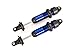 Traxxas 7861 Shocks, GTX, Medium (Aluminum, Blue-Anodized) Assembled w/o Springs (2)