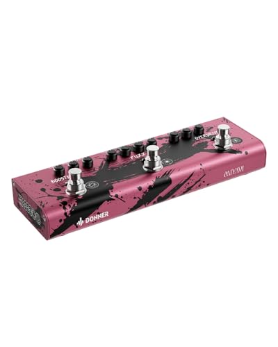 Donner × MIYAVI 3 in 1 ギターエフェクター OVERDRIVE・FUZZ・BOOST オールアナログ設計 コンパクトペダル Rage Breakerの商品画像（Amazon）