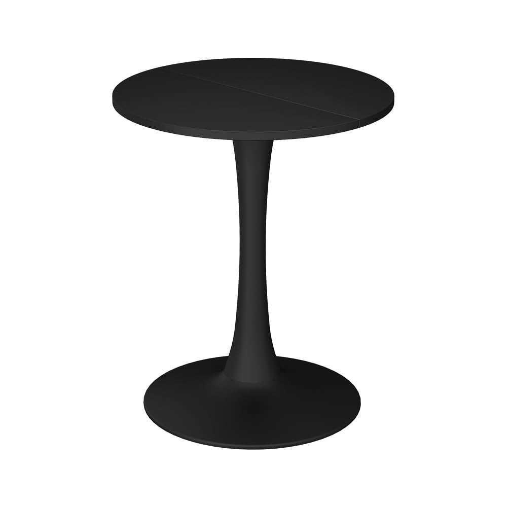 Table à manger Vicco Carl noire dans un coin repas de cuisine