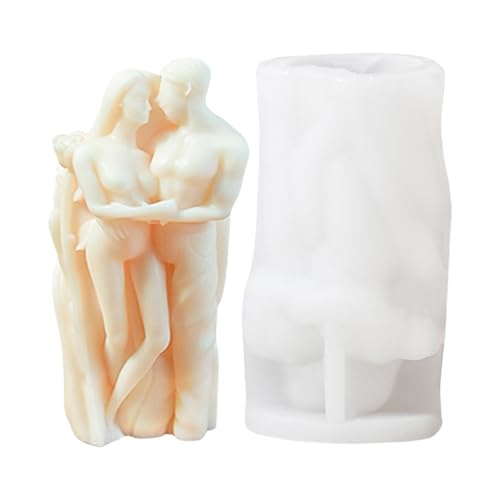 Stampo In Resina Di San - Stampo In Silicone 3D Che Abbraccia Il Corpo Umano Astratto Per Profumate, Per Per Coppie Romantiche, Creazione Di Fai-da-te,