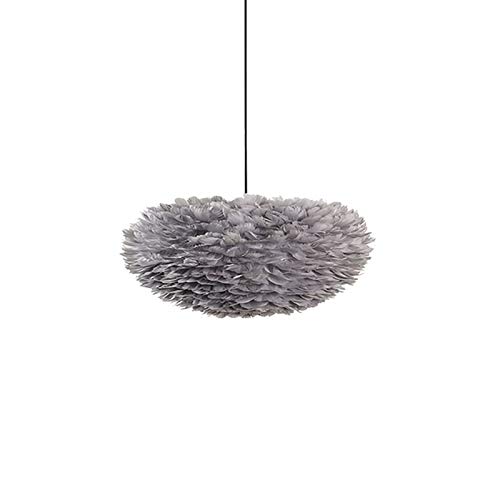 Iluminación colgante de plumas para comedor moderno e isla de cocina