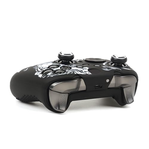 Image of Tiger Controller Skin Compatible with Xbox Elite Series 2 Core Wireless Controller, RALAN Protector Case, Customised Thumb Grips Cap
