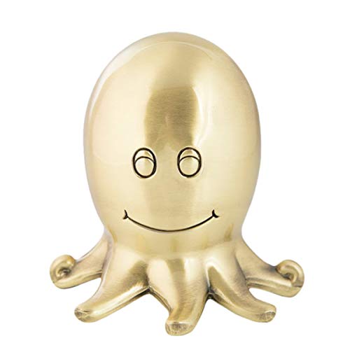 Sizikato Zinc Alloy Smile Octopus Piggy Bank for Boys
