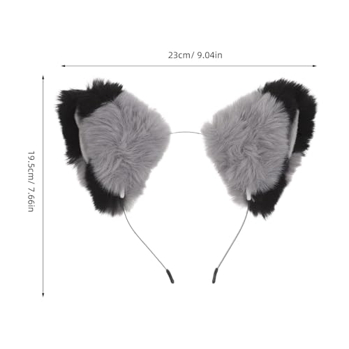 Serre-tête oreilles de renard pour soirée cosplay et défilé carnaval rétro
