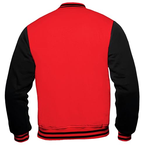 Kids Baseball Jackets Boys Girls Fit Varsity Jacket Casual Team Uniform Plain Button School Coat2