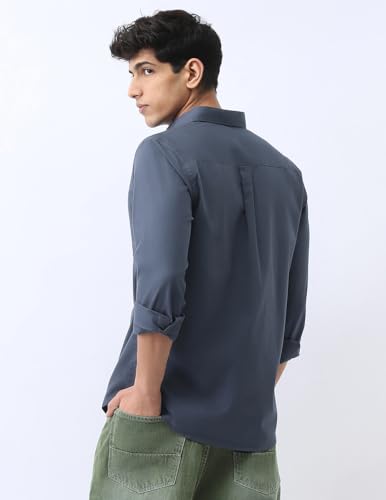 Image of Urbano Fashion Men's Cotton Full Sleeve Regular Fit Casual Solid Shirt