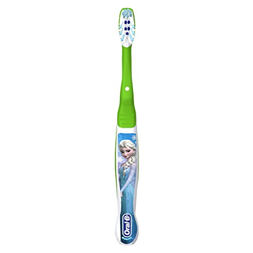 Oral-B Pro-Health Jr. CrossAction Disney Frozen Manual Kids Toothbrush with Free Disney Magic Timer App by Oral-B 1 Count