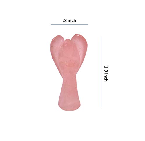Fée en quartz rose idée cadeau bien-être et porte-bonheur pour proche - 3
