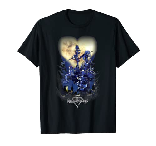 Disney Kingdom Hearts Poster Logo Camiseta