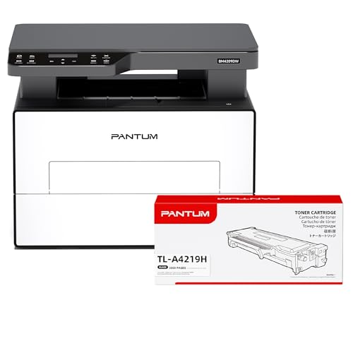 PANTUM BM4209DW Imprimante Laser Multifonction Scanner photocopieur, Noir et Blanc, Impression Recto-Verso Automatique, Anti-Bourrage, USB & Wi-FI,avec Toner...