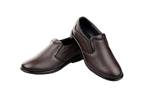 Image of Zebra Men's Formal Brown Leather Shoe-6