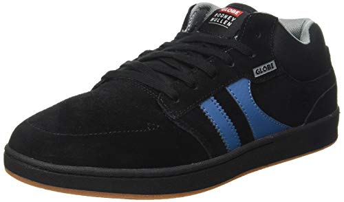 Globe Octave Mid RM, Scarpa da Skateboard Uomo, Nero/Grigio/Blu, 40.5 EU