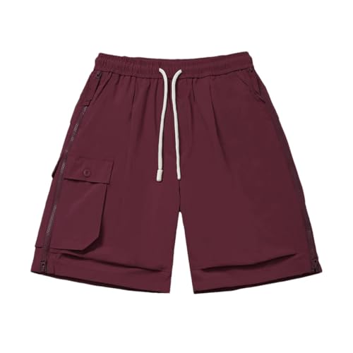 Short de sport homme anti-irritation avec cordon réglable mi-long