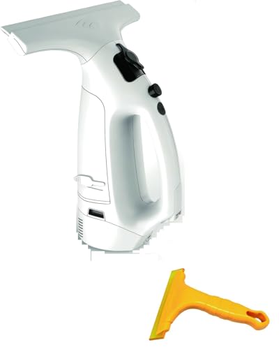 Window Vacuum Squeegee Cordless, 2000Pa Electric Window Cleaner with Power Blade, Vacuum Squeegee...