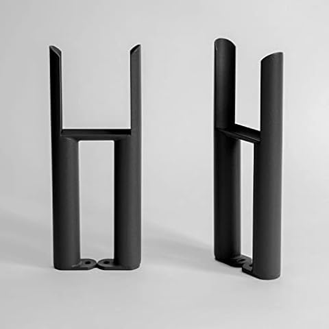 Traditional 3 Column Radiator Floor Mounting Legs Kit Supports for Column Triple Bar Vertical Horizontal Colosseum Radiators Black Cover