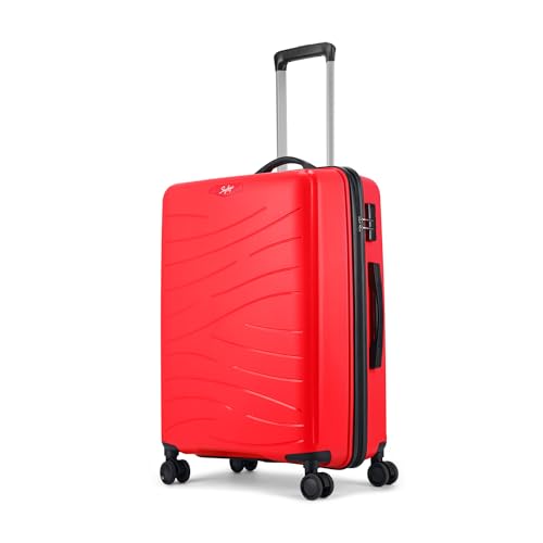 Image of Skybags Polycarbonate Maximus Hard Shell Spinner Suitcase STROLLY 67 360 MX-RED, Medium, 67 Cm