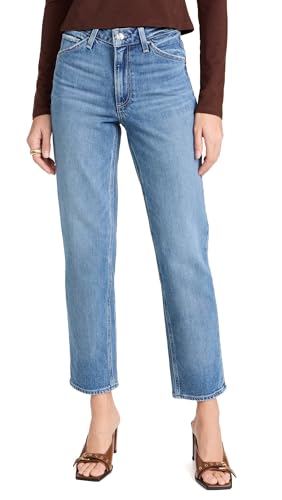 PAIGE Women's Sarah Straight Ankle Jeans - Art Piece Distressed