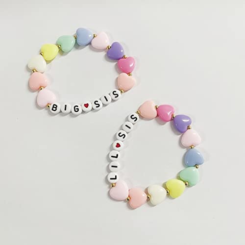 Image of Big Sister Gift - Big Sis Bracelet - Toddler Girls Jewelry - Sister Announcement