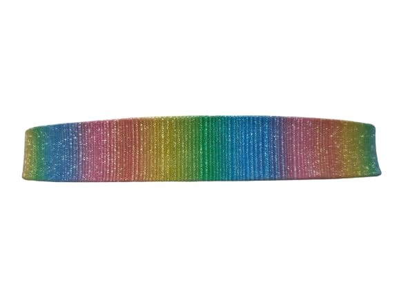 Waist Belt for Women Dresses Rainbow Design Stretchy Slim Waistband, Belly Chain Kamarband for Ladies Saree - Free Size-image-17