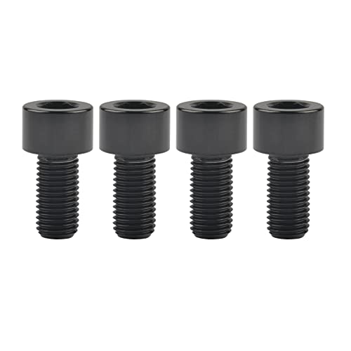 Boulon titane M10 noir à tête hexagonale pas 1.5mm pour visserie moto et châssis léger