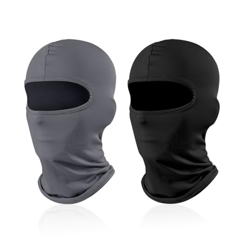 COACOM 2 Morceaux De Masque De Conduite, Masque Sportif, Masque De Ski, Masque De Protection Solaire, Masque À Vent, Masque Élastique Et Doux.