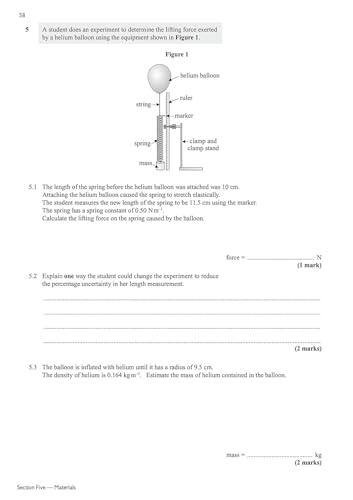 A-Level Physics: AQA Year 1 & AS Exam Practice Workbook - includes Answers