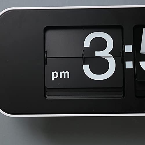 Clock Gyc-Iojhcj Flip Wall, Nordic Light Luxury Automatic Page-Turning Wall Non-Calendar Mechanical Decoration Living Room Dining Room Bedroom Restaurant Coffee House Hjshduis, Multicolor #TOP5