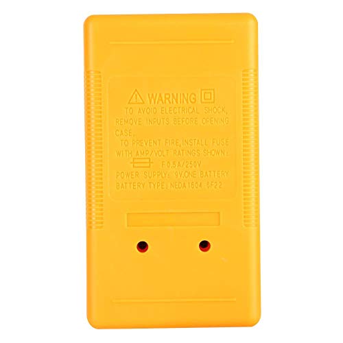 Image of Handheld Multimeter AC /DC Multimeter for Laboratory Household(yellow)