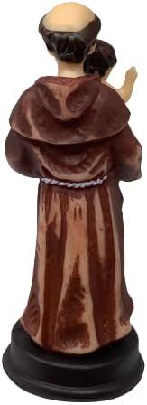 Miniatura 4 de Juego de 12 piezas de mini figuras religiosas de San Antonio de Padua de 3 pulgadas
