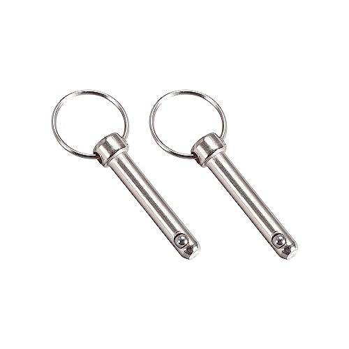 METALLIXITY Rápida Liberación Pasadores (8mm x 42mm) 2uds, Carbono Acero Pasador - para Naval Construcción, Barco Equipamiento, Barco Superior