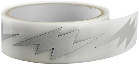 1" Safety Heat-Transfer Vinyl Film DIY Silver Reflective Iron on Fabric Clothing Tape M17 (1" x 33ft)