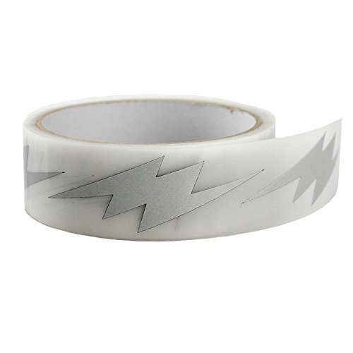 1" Safety Heat-Transfer Vinyl Film Diy Silver Reflective Iron On Fabric Clothing Tape M17 (1" X 33Ft) #TOP7