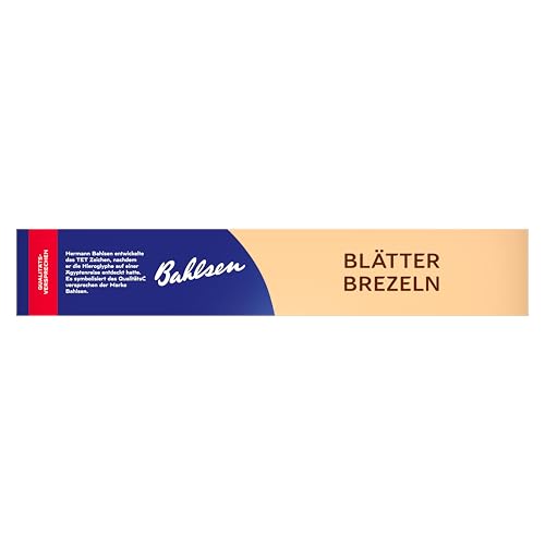 Bahlsen Blätterbrezeln - 12er Pack - karamellisiertes Blättergebäck in Brezelform (12 x 100g)