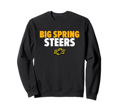Big Spring Steers Logo Bold HS Sweatshirt