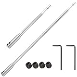 ERGAOBOY 2 Pcs 6' & 12' Dril Bit Extension with Hex Wrench Kit,Fit for 1/4 Wood Spade Drill Bit