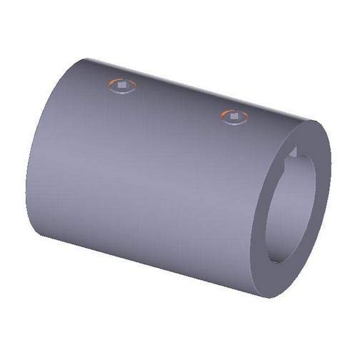 RC-200-SKW4H@90-2" ID, 2set/2screwsat90 KW Set Screw Coupling, SS
