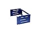 RAISING ELECTRONICS 4U Wall Mount Open Frame 19inch Server Equipment Rack Threaded 12-18inch Depth Black (4U Adjust Depth)