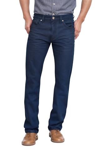 Image of ETHANOL Men's Straight Knit Denim Jeans
