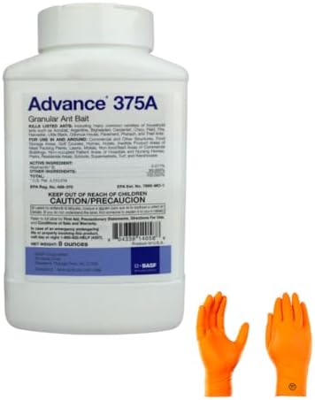 Advance 375A Select Ant Bait – Professional-Grade Ant Control for Indoors & Outdoors | Premium USA Supply Gloves for Safe Eradication | USA Supply Pest ID Card